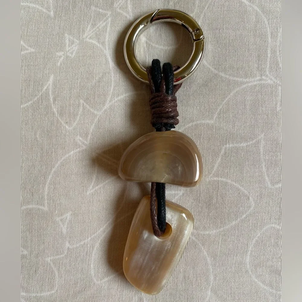 NEW Eco-Friendly Key Chain Handmade South American Artisans Unisex Neutral Gift